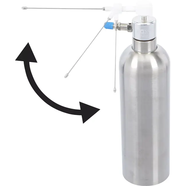 BGS Lucht spuitbus - roestvrij staal - 650 ml