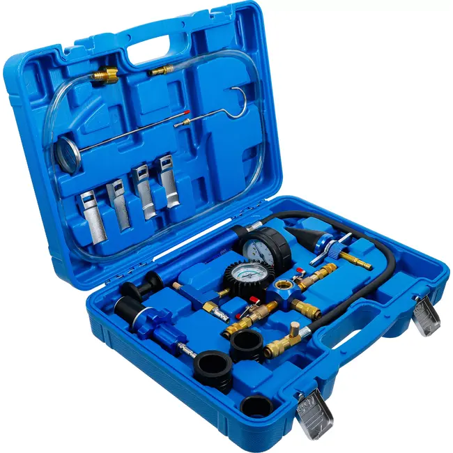 BGS Koelsysteem drukproef- en vulgereedschapset - 13 delig