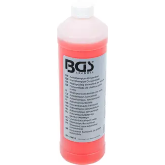 BGS Autoshampoo concentraat - rood - 1000 ml