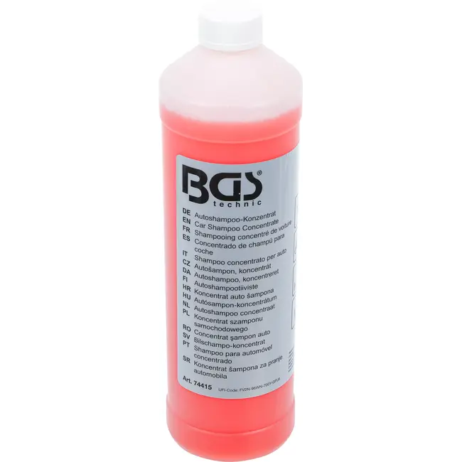 BGS Autoshampoo concentraat - rood - 1000 ml