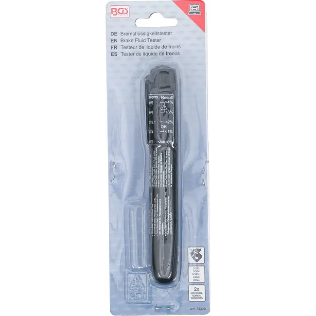 BGS Remvloeistoftester - voor DOT en ENV