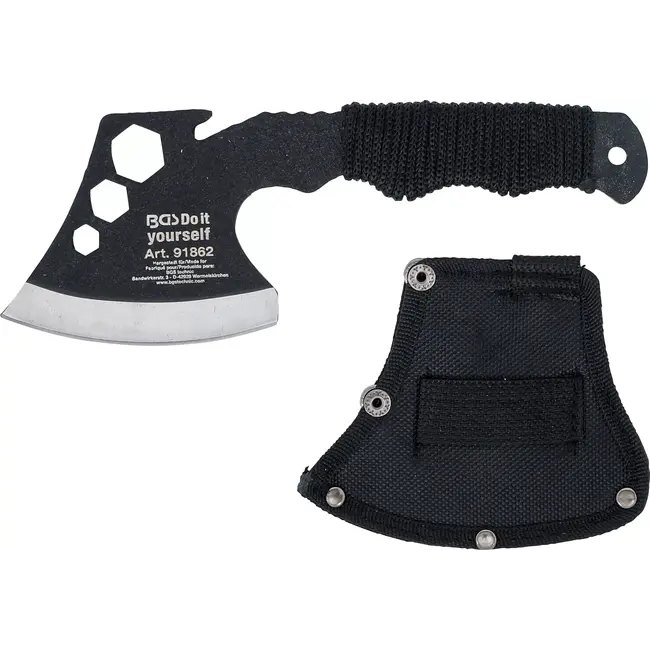 BGS Multifunctionele mini-bijl - Stubby - met flesopener, zeskant