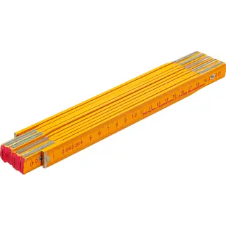 BGS Do it yourself Houten duimstok - 2 meter