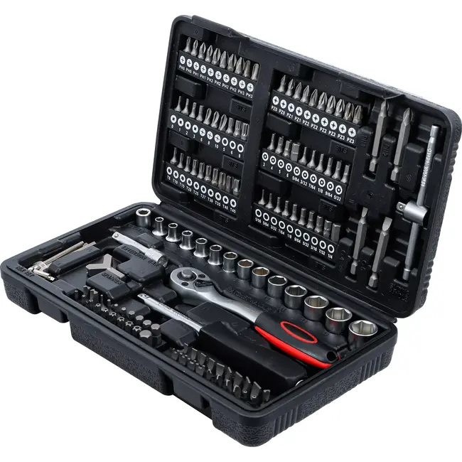 BGS Dopsleutelset - 1/4" - 130 delig