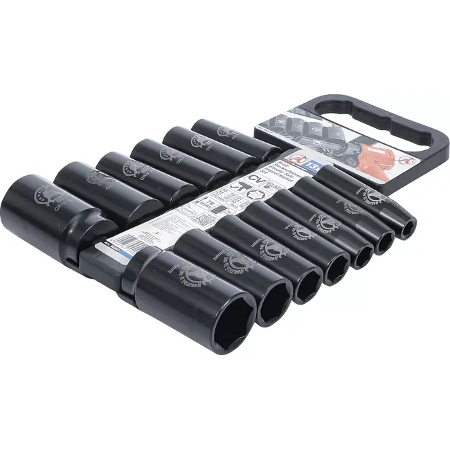 BGS Kracht doppenset - 1/2" - 10 t/m 32 mm - 13 delig