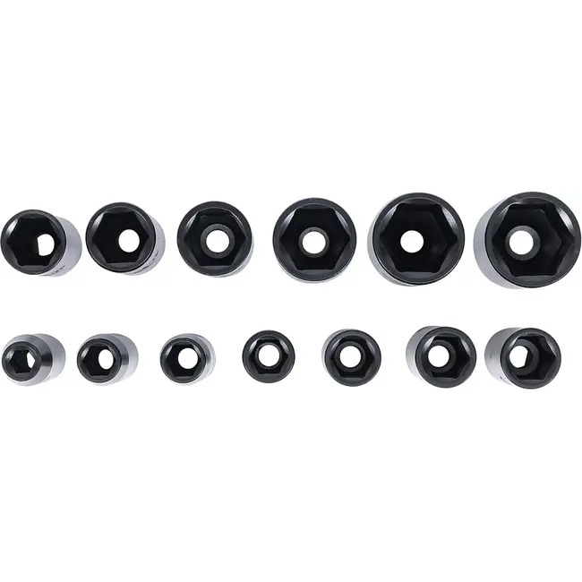BGS Kracht doppenset - 1/2" - 10 t/m 32 mm - 13 delig