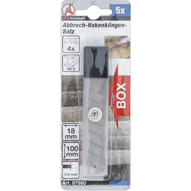 BGS Afbreek-haakmesjes-set - 5 delig