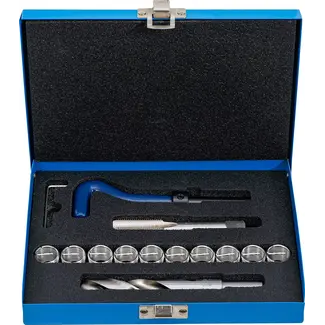 BGS technic Schroefdraad reparatieset - M16 x 1,5 - 14 delig