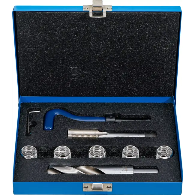 BGS Schroefdraad reparatieset - M18 x 1,5 - 9 delig