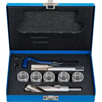 BGS Schroefdraad reparatieset - M24 x 2,0 - 9 delig