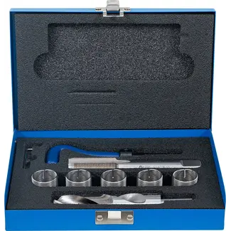 BGS Schroefdraad reparatieset - M22 x 1,5 - 9 delig