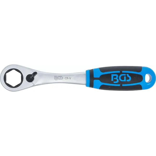 BGS Doorsteek-ratelsleutel - 19 mm zeskant