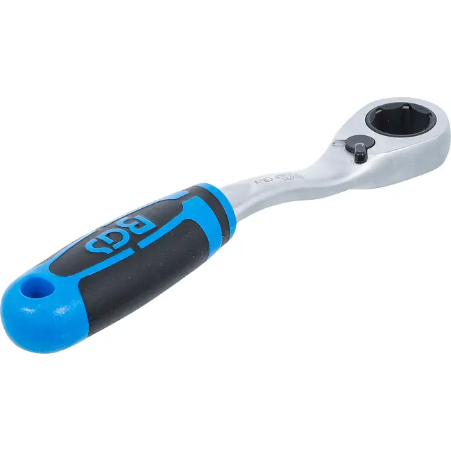 BGS Doorsteek-ratelsleutel - 19 mm zeskant