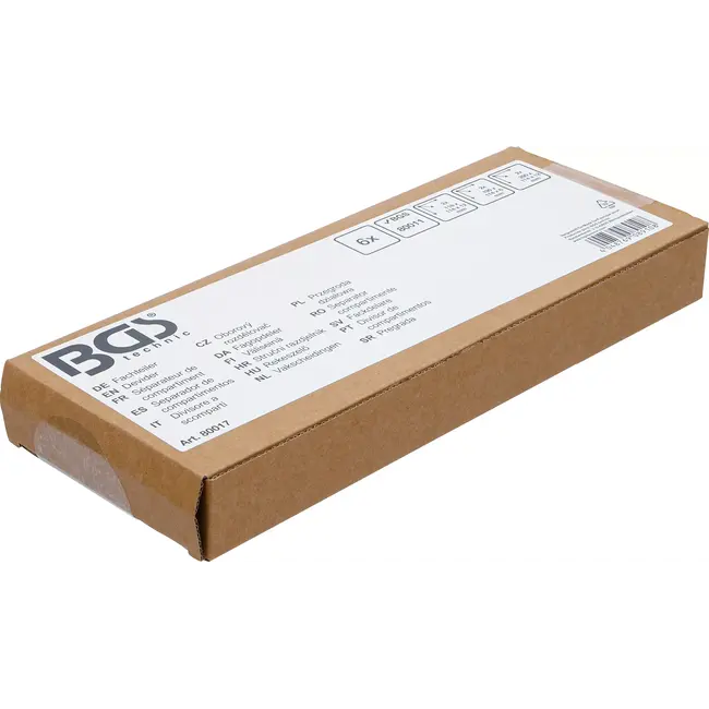 BGS Vakscheidingen - voor systeemkoffer - maat M - 6 delig