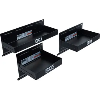 BGS technic Magnetische legbordset - 150 / 210 / 310 mm - 3 delig