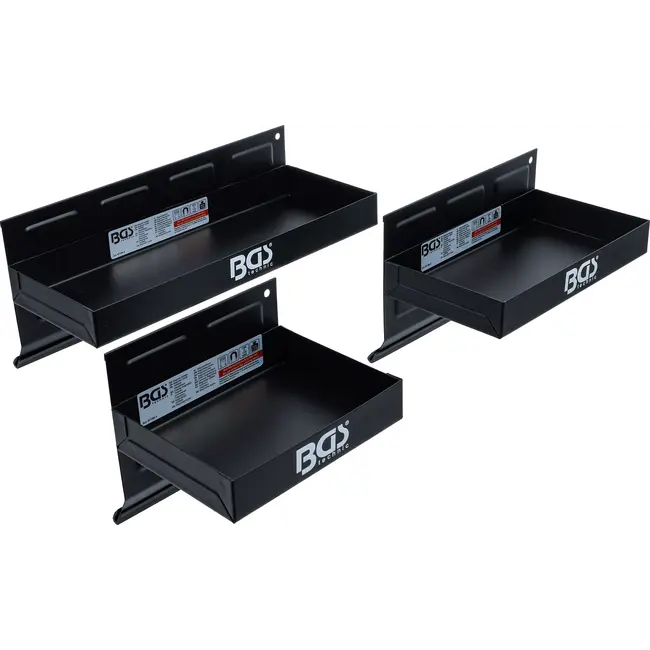 BGS Magnetische legbordset - 150 / 210 / 310 mm - 3 delig