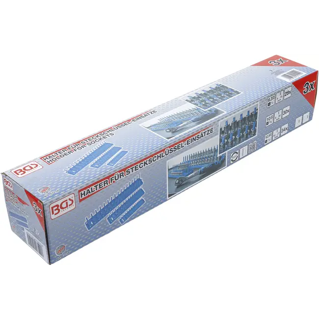 BGS Houder voor dopsleutels - 3 delig