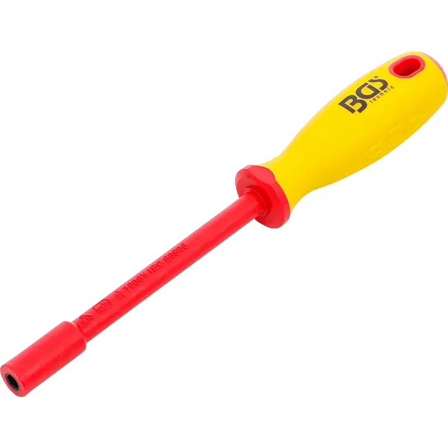 BGS VDE-dopsleutel-schroevendraaier - zeskant - 5,5 mm - Meslengte 125 mm