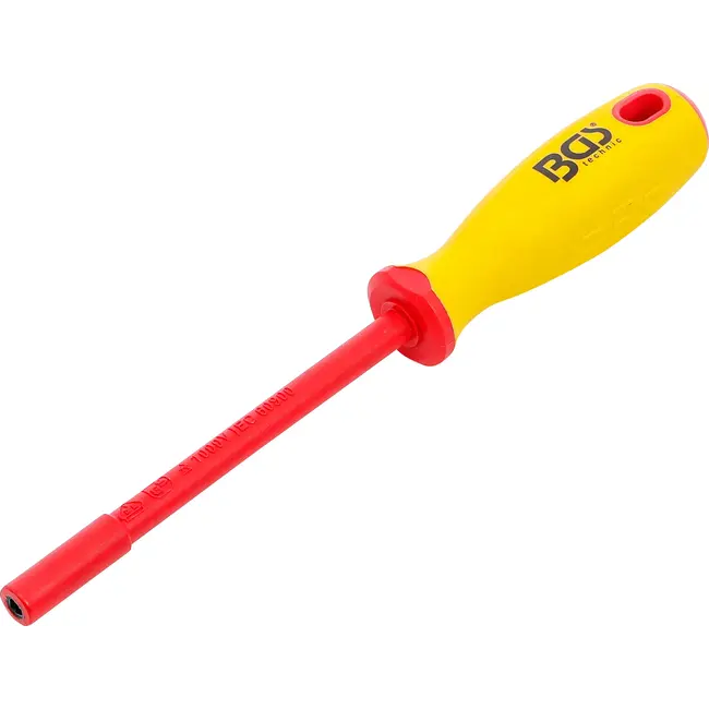 BGS VDE-dopsleutel-schroevendraaier - zeskant - 4 mm - Meslengte 125 mm