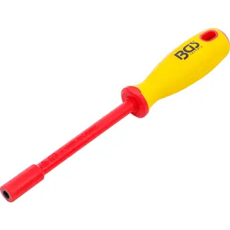 BGS VDE-dopsleutel-schroevendraaier - zeskant - 6 mm - Meslengte 125 mm