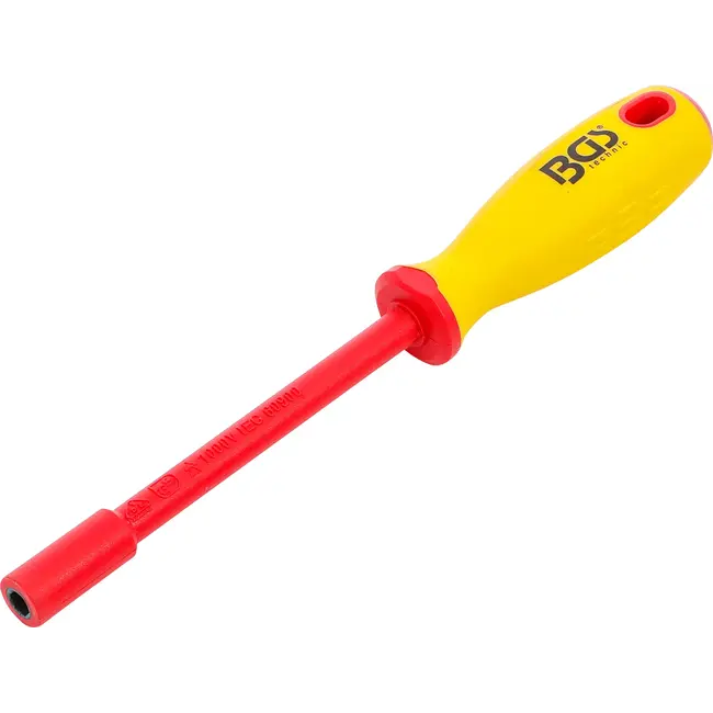 BGS VDE-dopsleutel-schroevendraaier - zeskant - 6 mm - Meslengte 125 mm