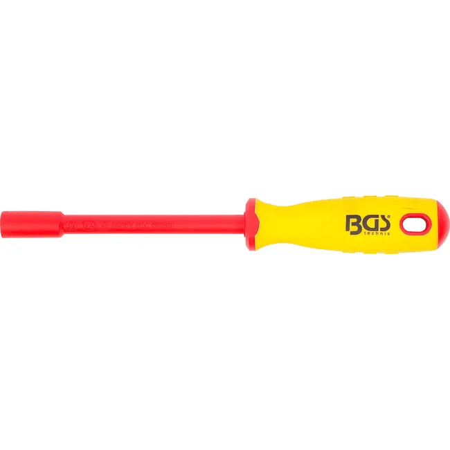 BGS VDE-dopsleutel-schroevendraaier - zeskant - 6 mm - Meslengte 125 mm