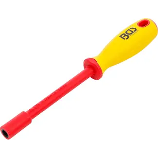 BGS VDE-dopsleutel-schroevendraaier - zeskant - 7 mm - Meslengte 125 mm