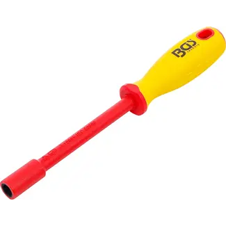 BGS VDE-dopsleutel-schroevendraaier - zeskant - 9 mm - Meslengte 125 mm