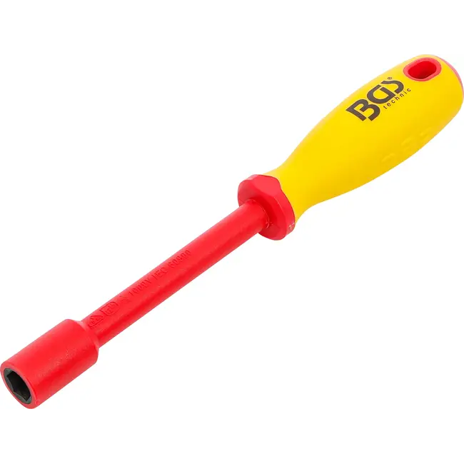 BGS VDE-dopsleutel-schroevendraaier - zeskant - 12 mm - Meslengte 125 mm