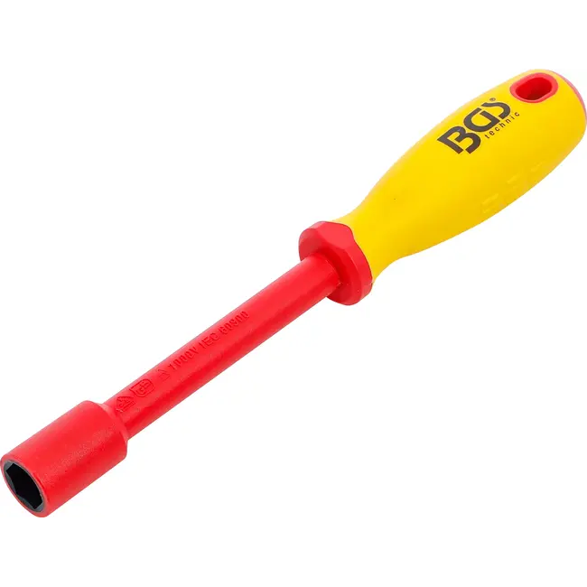BGS VDE-dopsleutel-schroevendraaier - zeskant - 14 mm - Meslengte 125 mm