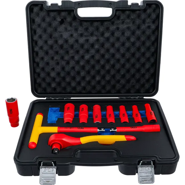 BGS VDE-dopsleutelset - aandrijving 1/2" - SW 10 - 24 mm - 11 delig