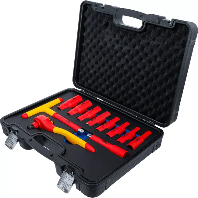 BGS VDE-dopsleutelset - aandrijving 1/2" - SW 10 - 24 mm - 11 delig