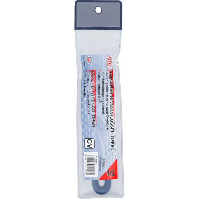 BGS Ratel ringsleutel, open - 12 mm