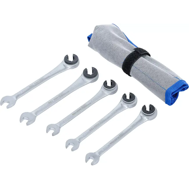 BGS Ratelring-steeksleutelset - open - 5 delig