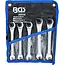 BGS Ratelring-steeksleutelset - open - 5 delig