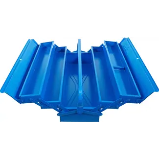 BGS technic Metalen gereedschapskist - leeg - 530 x 200 x 200 mm - 5 vakken