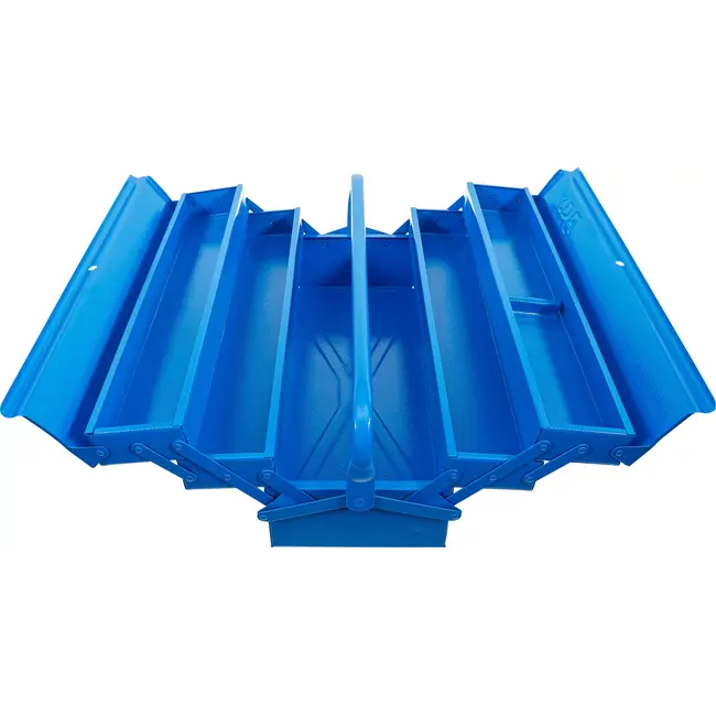 BGS Metalen gereedschapskist - leeg - 530 x 200 x 200 mm - 5 vakken