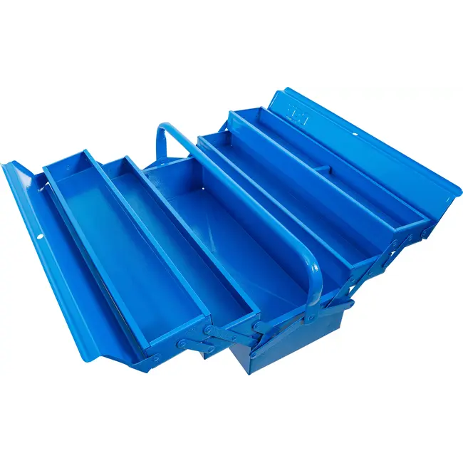 BGS Metalen gereedschapskist - leeg - 530 x 200 x 200 mm - 5 vakken