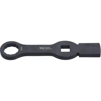 BGS technic Slag-ringsleutel - twaalfkant - met 2 slagvlakken - 30 mm