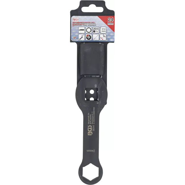 BGS Slag-ringsleutel - zeskant - met 2 slagvlakken - 24 mm
