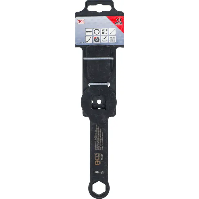 BGS Slag-ringsleutel - zeskant - met 2 slagvlakken - 18 mm