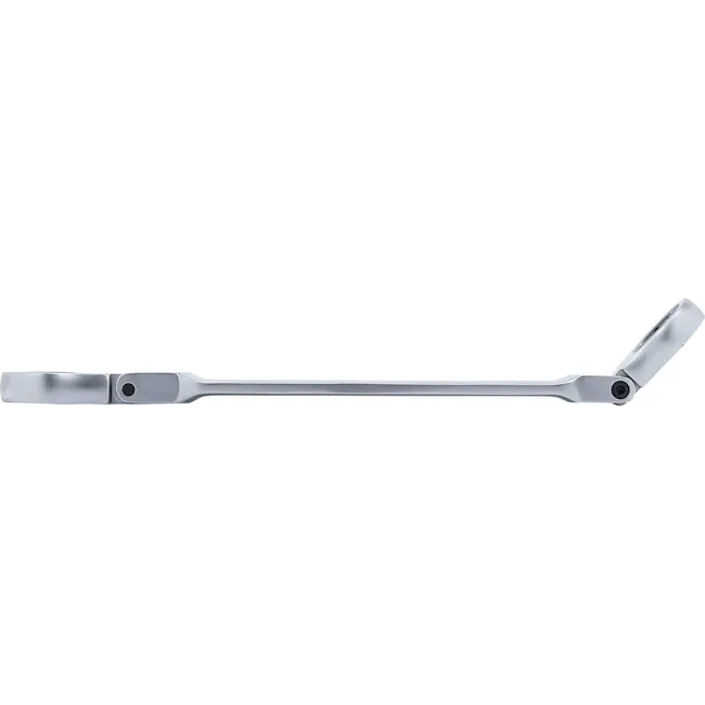 BGS Dubbele ratelringsleutel - plooibaar - met E-profiel ringkoppen - E14 x E18