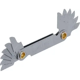 BGS Schroefdraad sjabloonset - 12 delig - metrisch 0,5 - 1,75 mm