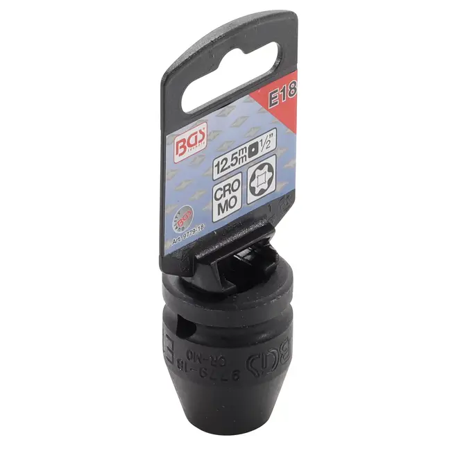 BGS Kracht Dopsleuteldop E-profiel - 1/2" - E18