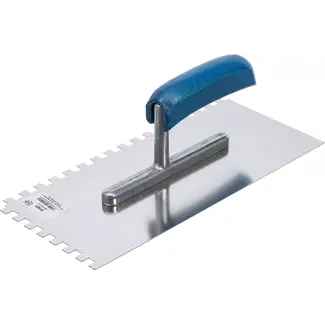BGS Do it yourself Tandtroffel - roestvrij - rechthoekig getand - 280 x 130 mm