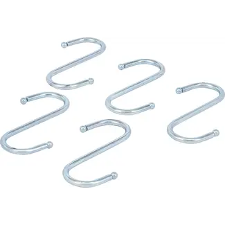 BGS S-hakenset - 100 mm - 5 delig