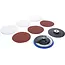 BGS Schuur- en polijstschijvenset - Ø 180 mm - 8 delig
