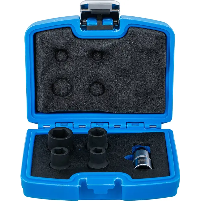 BGS Remklauw dopsleutelset - 5-kant (Petagon) - 5 delig