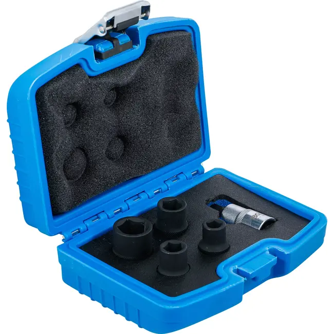 BGS Remklauw dopsleutelset - 5-kant (Petagon) - 5 delig