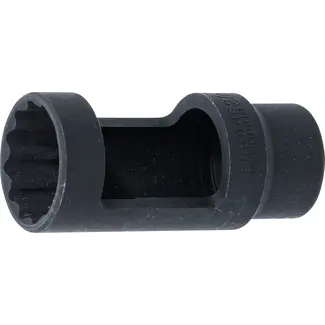 BGS technic Lambdasonde Dopsleuteldop - 1/2" - 27 mm twaalfkant, venster 28 mm